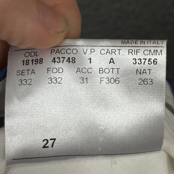 Canali Dress Pants Mens 40 Blue Classic Fit Wool Formal Pleated Italy 40x31 - Picture 5 of 13